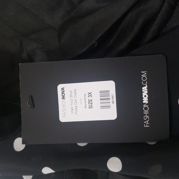 Fashion Nova Polka Dot Dress - Picture 5 of 6